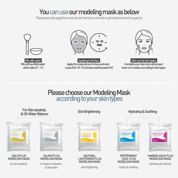 Silver Plus Modeling Mask