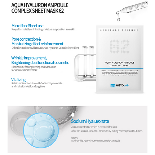 Ampoule Complex Sheet Mask Sampler Bundle (4-pack)