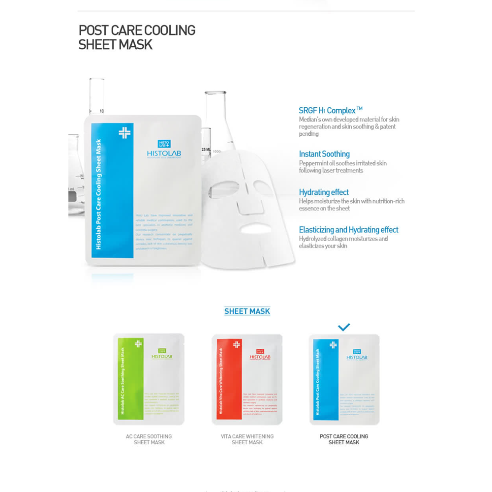 Histolab Post Care Cooling Sheet Mask